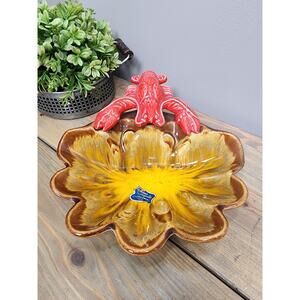California Originals Pottery Ceramic Lobster serving dish